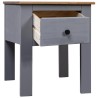 Table de chevet Gris 46x40x57 cm Pin Gamme Panama 
