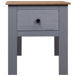 Table de chevet Gris 46x40x57 cm Pin Gamme Panama 