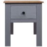 Table de chevet Gris 46x40x57 cm Pin Gamme Panama 