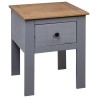 Table de chevet Gris 46x40x57 cm Pin Gamme Panama 