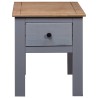 Table de chevet Gris 46x40x57 cm Pin Gamme Panama 