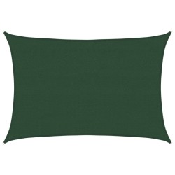Voile d'ombrage 160 g/m² Vert foncé 4x6 m PEHD 