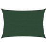 Voile d'ombrage 160 g/m² Vert foncé 4x6 m PEHD 