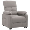 Fauteuil inclinable électrique Taupe Tissu 