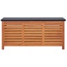 Boîte de rangement de jardin 117x50x55 cm Eucalyptus solide 
