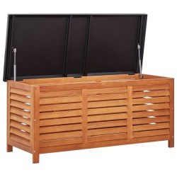 Boîte de rangement de jardin 117x50x55 cm Eucalyptus solide 