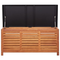 Boîte de rangement de jardin 117x50x55 cm Eucalyptus solide 