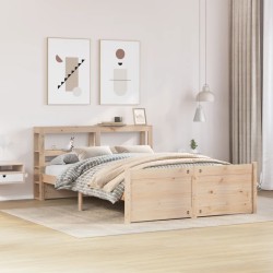 Cadre de lit avec tête de lit sans matelas 120x190 cm 