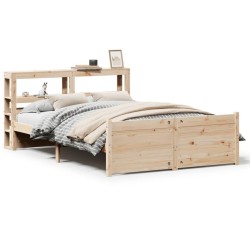 Cadre de lit avec tête de lit sans matelas 120x190 cm 