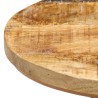 Tabourets de bar lot de 4 bois de manguier brut 