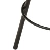 Tabourets de bar lot de 4 bois de manguier brut 