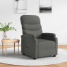 Fauteuil inclinable Gris foncé Tissu 