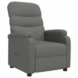 Fauteuil inclinable Gris foncé Tissu 