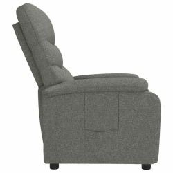 Fauteuil inclinable Gris foncé Tissu 