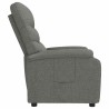 Fauteuil inclinable Gris foncé Tissu 