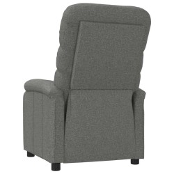 Fauteuil inclinable Gris foncé Tissu 