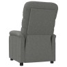 Fauteuil inclinable Gris foncé Tissu 
