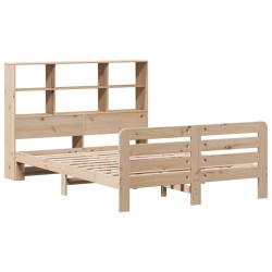 Cadre de lit sans matelas 120x200 cm bois de pin massif 