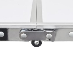Table pliable de camping Hauteur réglable Aluminium 120x60 cm 