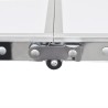 Table pliable de camping Hauteur réglable Aluminium 120x60 cm 