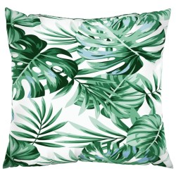 Coussins de canapé 4 pcs motif de feuilles 60x60 cm tissu 
