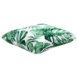 Coussins de canapé 4 pcs motif de feuilles 60x60 cm tissu 