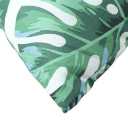 Coussins de canapé 4 pcs motif de feuilles 60x60 cm tissu 