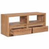 Meuble TV 90x30x40 cm bois de teck solide 