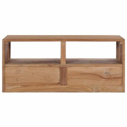 Meuble TV 90x30x40 cm bois de teck solide 