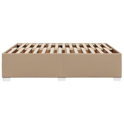 Cadre de lit sans matelas cappuccino 160x200 cm similicuir 