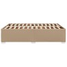 Cadre de lit sans matelas cappuccino 160x200 cm similicuir 