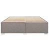 Cadre de lit sans matelas taupe 180x200 cm tissu 