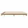 Cadre de lit sans matelas 200x200 cm bois massif de pin 