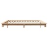 Cadre de lit sans matelas 200x200 cm bois massif de pin 