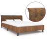 Cadre de lit Marron Similicuir daim 140 x 200 cm 