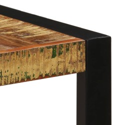 Table à manger 140x70x75 cm Bois de récupération massif 