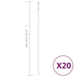 Guirlandes lumineuses 20 pcs 50 cm 720 LED blanc froid 