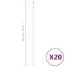 Guirlandes lumineuses 20 pcs 50 cm 720 LED blanc froid 