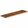 Dessus de table 120x30x2,5cm rectangulaire bois massif récupéré 