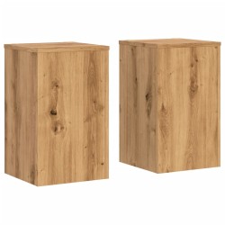 Supports pour plantes 2 pcs chêne artisanal bois ingénierie 