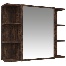 Ensemble d'armoires de salle de bain 3 pcs chêne fumé 