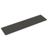Tapis de couloir aspect sisal anthracite 50x200 cm 