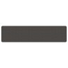 Tapis de couloir aspect sisal anthracite 50x200 cm 