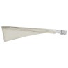 Auvent latéral pliable de balcon Crème 210 x 210 cm  