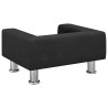 Lit pour chien noir 50x40x26,5 cm velours 