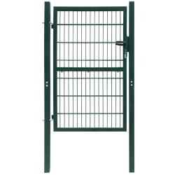 Portillon 2D (simple) Vert 106x230 cm 