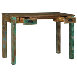 Bureau 112x55x76 cm en bois récupéré 