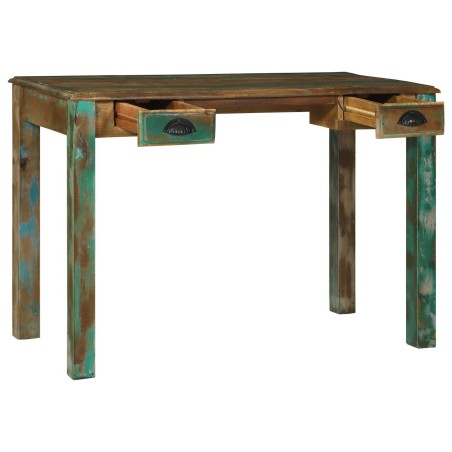 Bureau 112x55x76 cm en bois récupéré 