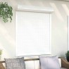 Volet roulant aluminium 110x130 cm blanc 