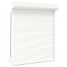 Volet roulant aluminium 110x130 cm blanc 